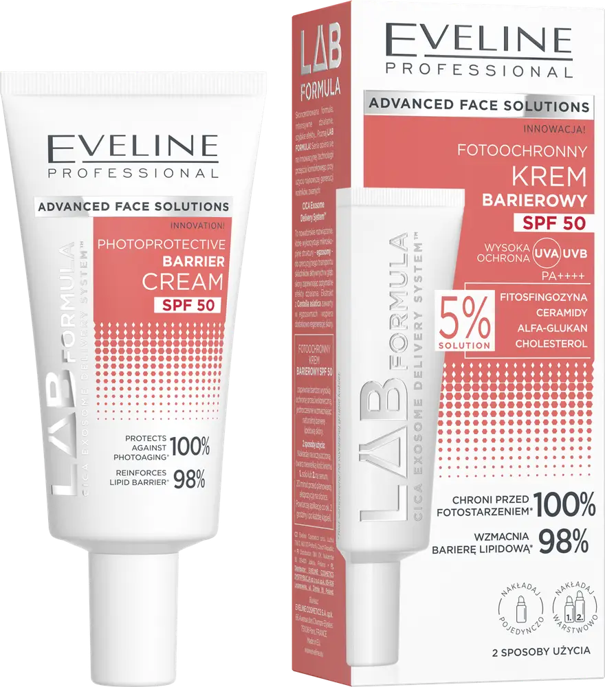Eveline Lab Formula Photoprotective Barrier Cream SPF 50
