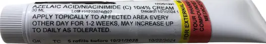 Kusler's Azelaic Acid 10% / Niacinamide 4% Cream