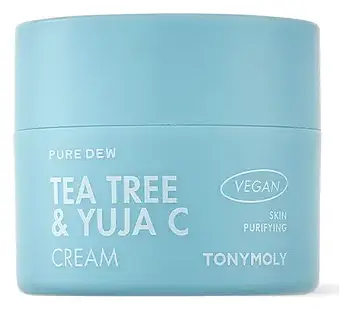 TONYMOLY Pure Dew Tea Tree & Yuja C Cream