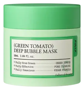 Fully Green Tomato Deep Bubble Mask