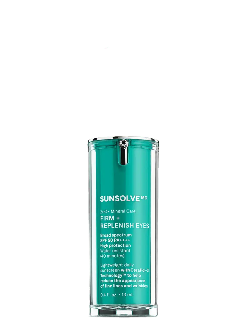 Sunsolve MD ZnO+ Mineral Care Firm + Replenish Eyes SPF 50