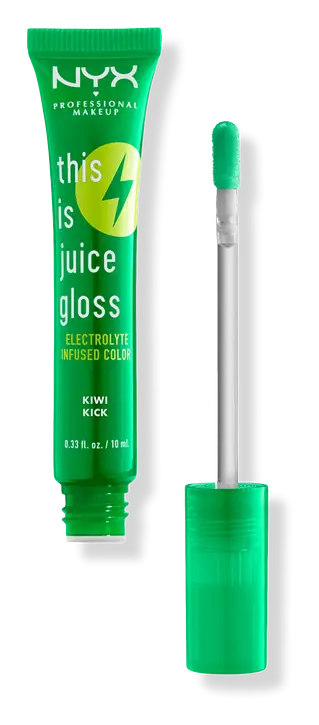 NYX Cosmetics This is Juice Gloss Hydrating Lip Gloss Kiwi Kick