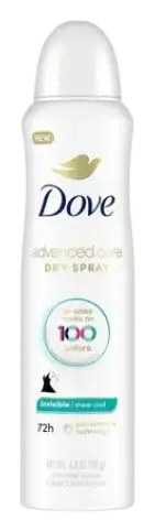 Dove Advanced Care Dry Spray Sheer Cool