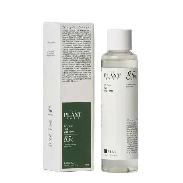 The Plant Base AC Clear Pure Cica Toner
