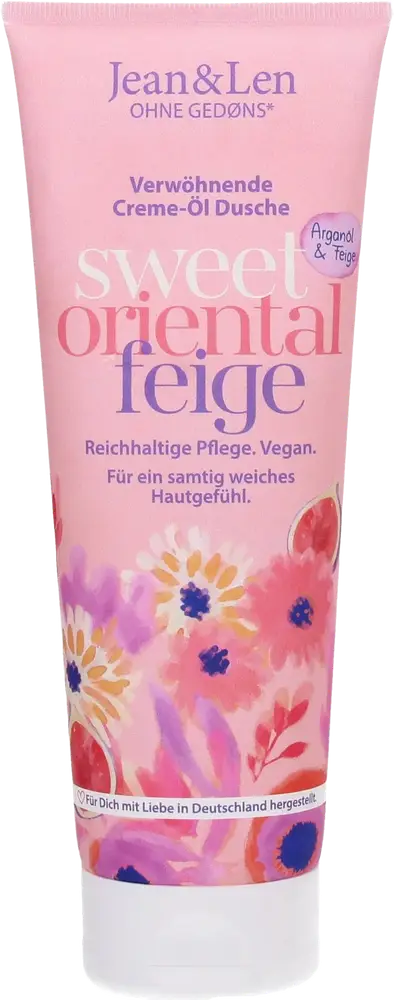 Jean&Len Sweet Oriental Feige Verwöhnende Creme-Öl Dusche