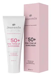Jeuvenile Pink Tone Up Sunscreen SPF 50+