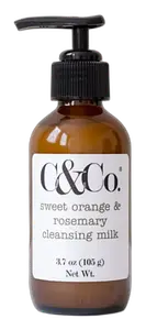 C&Co Handcrafted Skincare Sweet Orange & Rosemary Cleansing Milk