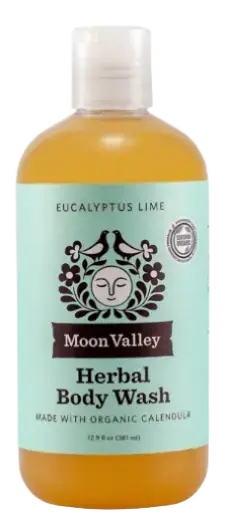 Moon Valley Organics Herbal Body Wash Eucalyptus Lime