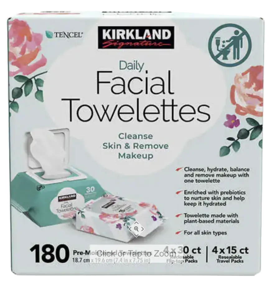 Kirkland Signature Daily Facial Towelettes