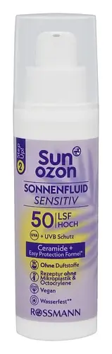 Sunozon Sonnenfluid Sensitiv SPF 50 With Ceramide + Easy Protection Formula