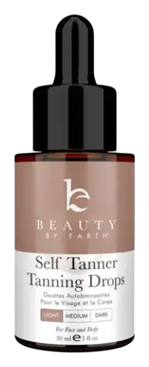 Beauty by Earth Self Tanner Drops Light