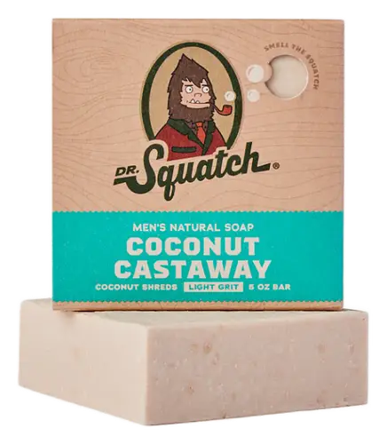 Dr. Squatch Coconut Castaway Bar Soap