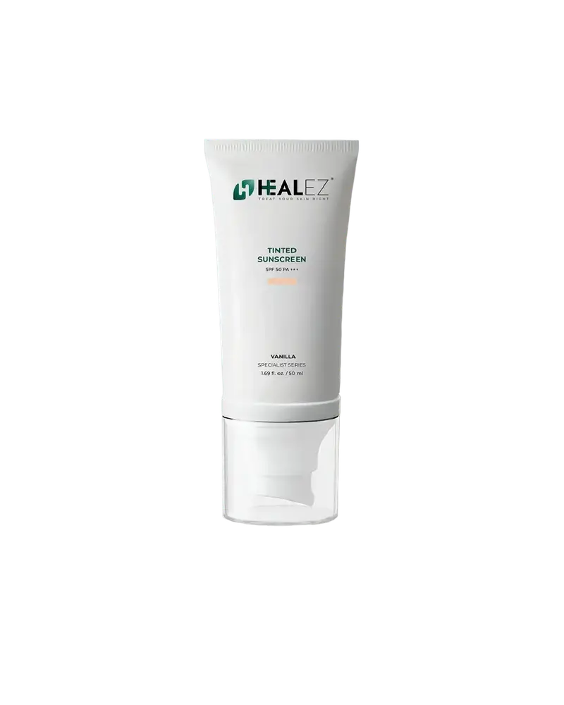 Healez Beauty Tinted Sunscreen SPF 50 Vanilla