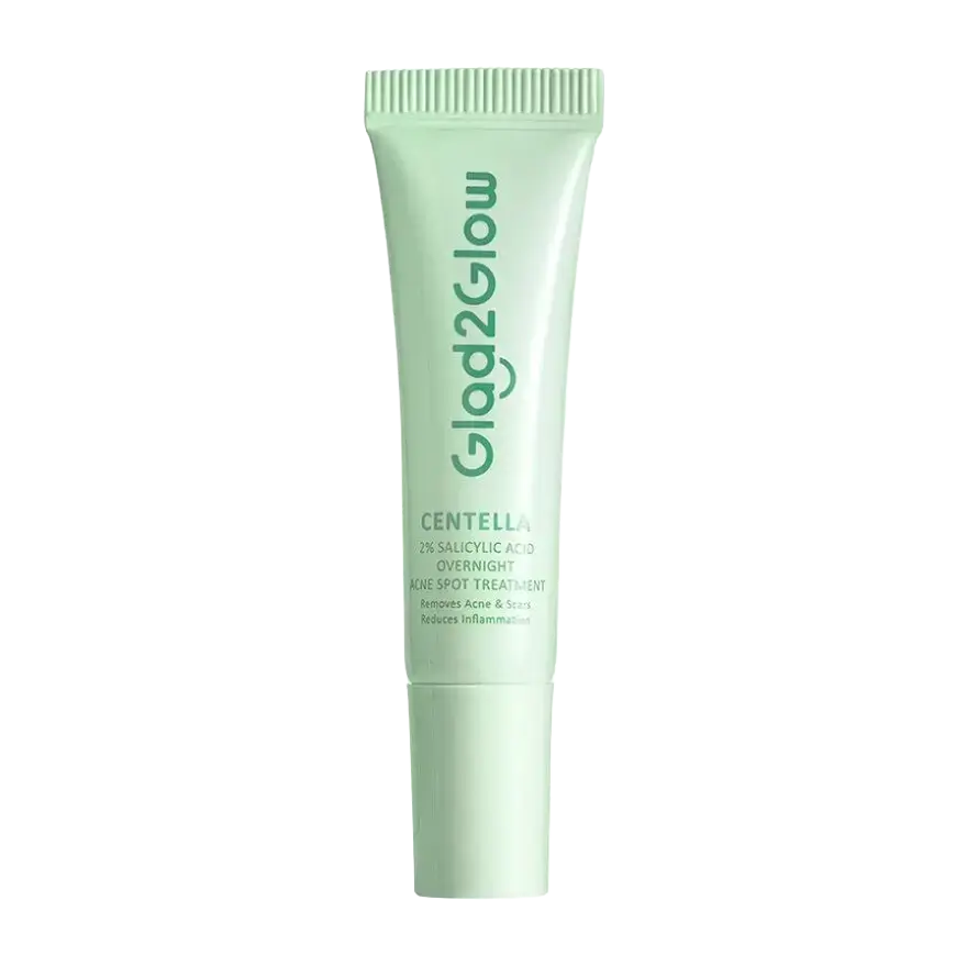 Glad2Glow Centella 2% Salicylic Acid Overnight Acne Spot Treatment