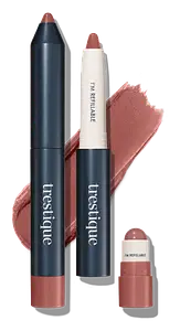 Trestique Matte Lip Crayon + Balm Pacific Peony