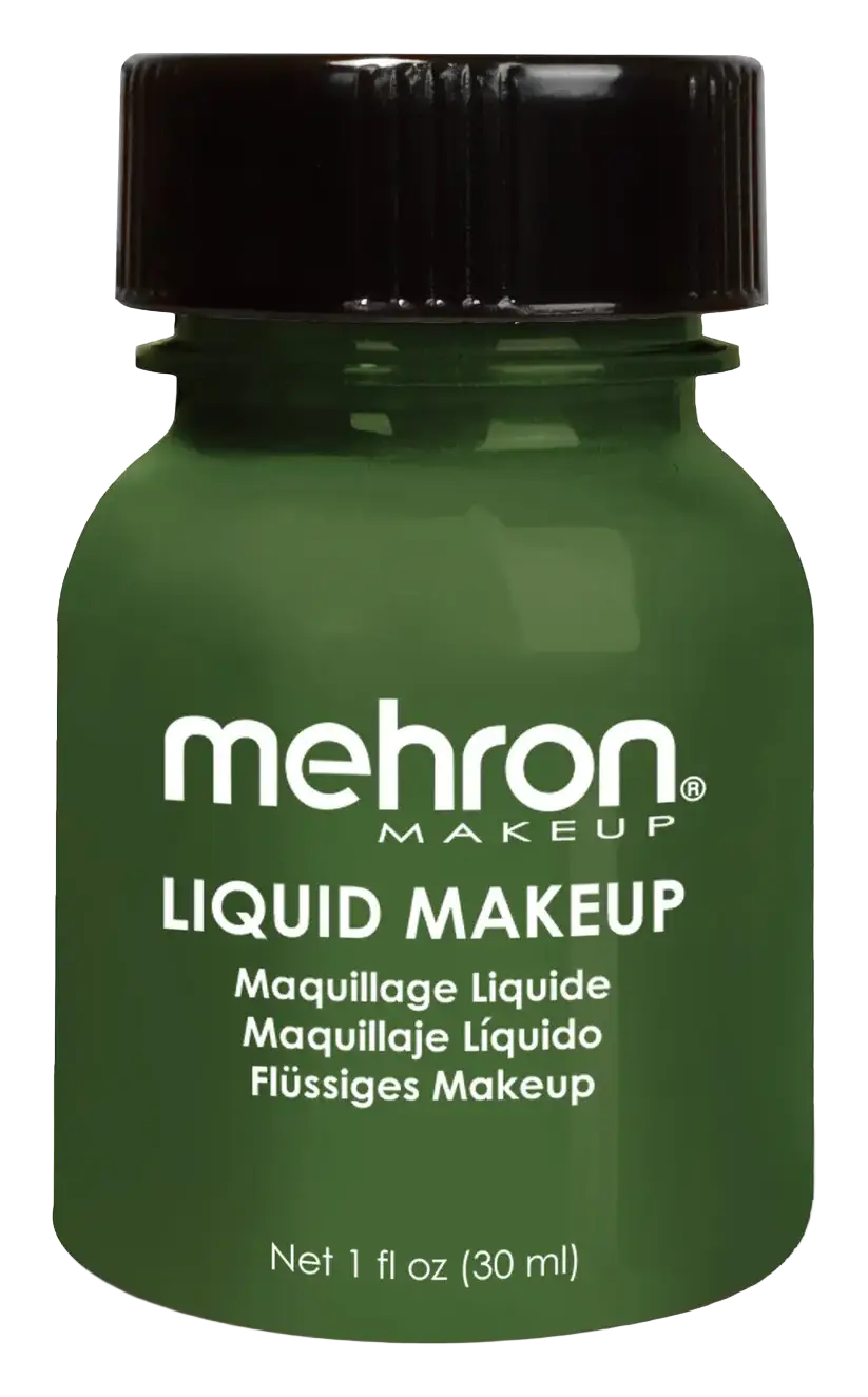 Mehron Makeup Liquid Makeup Green