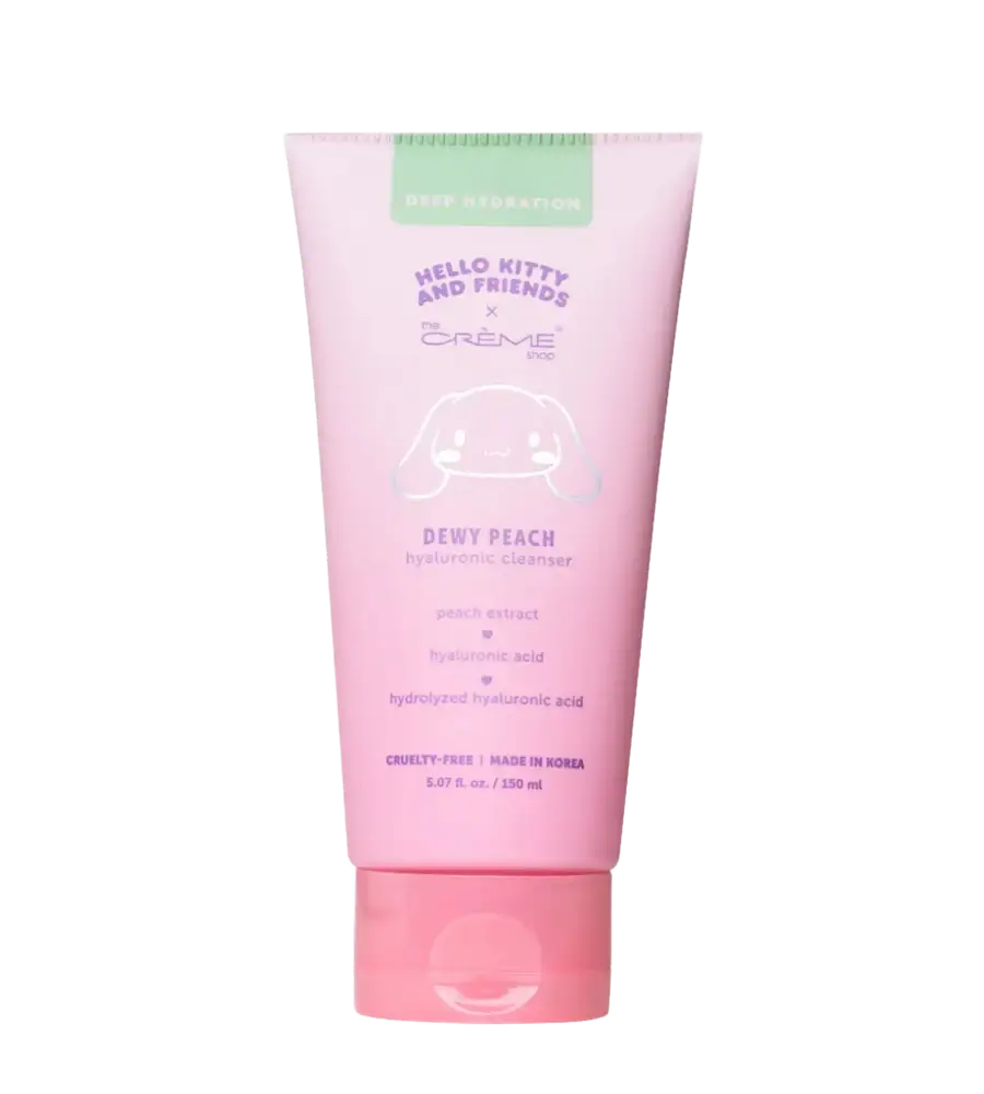 The Creme Shop Hello Kitty And Friends Dewy Peach Hyaluronic Cleanser