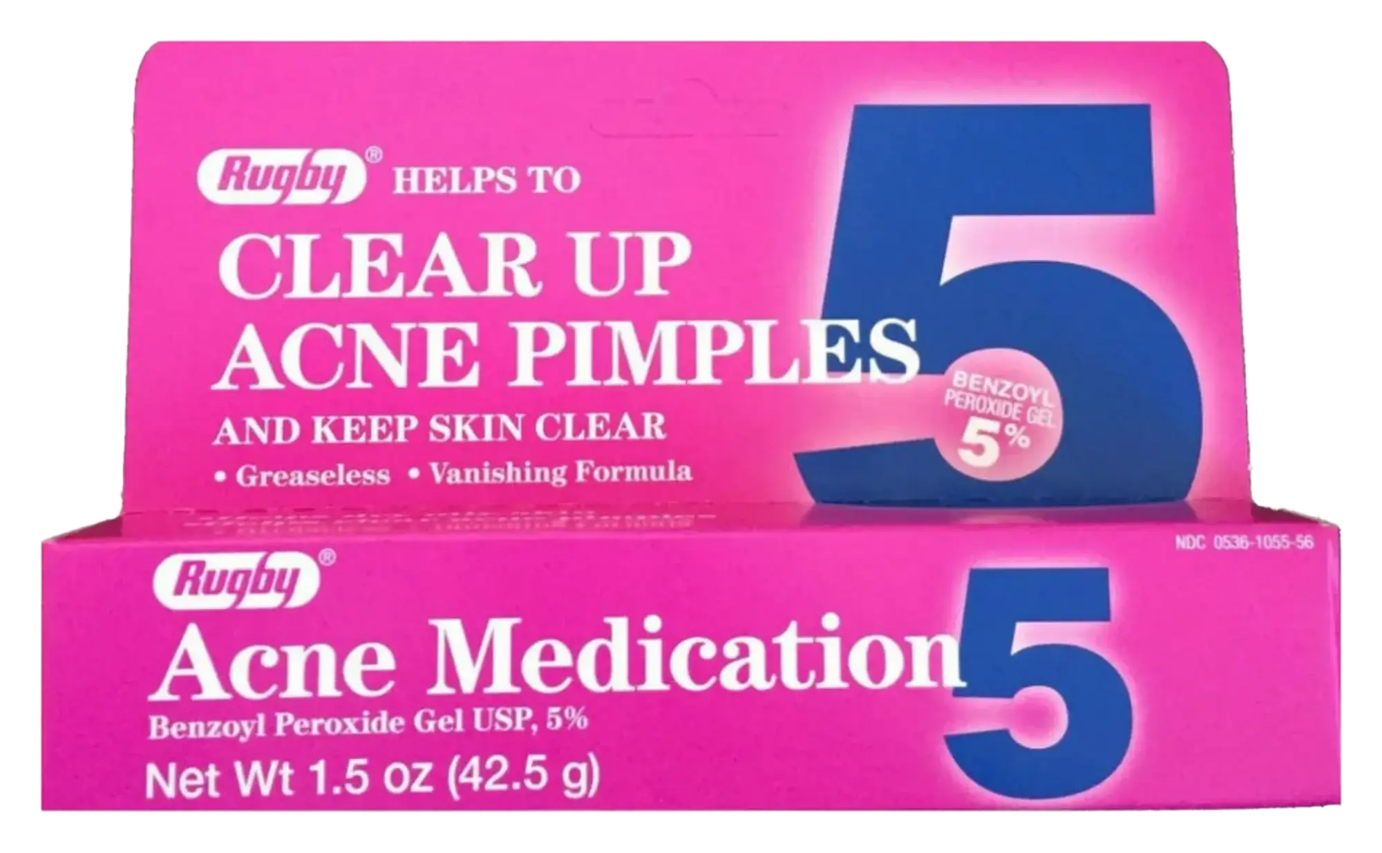 Rugby Laboratories Acne Medication Benzoyl Peroxide 5%