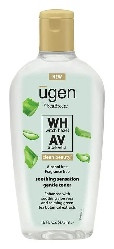 Seabreeze Ugen Soothing Sensation Gentle Toner with Witch Hazel and Aloe Vera