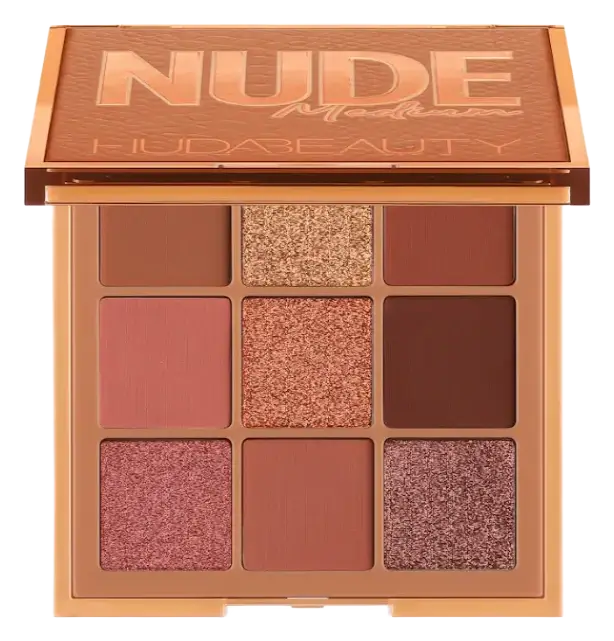 Huda Beauty Nude Obsessions Eyeshadow Palette Nude Medium
