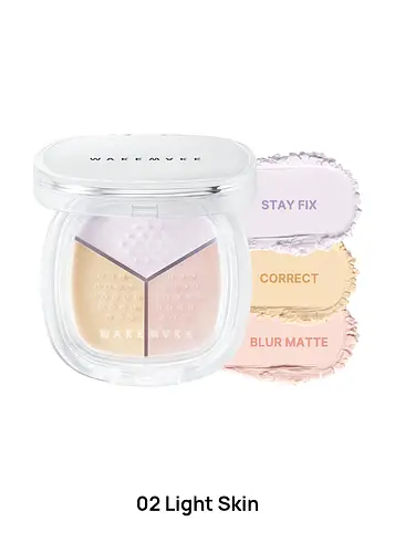 Wakemake Stay Fixer Multi Color Powder 01 Light Skin