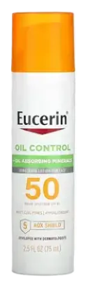 Eucerin Face Oil Control Sunscreen Lotion - SPF 50