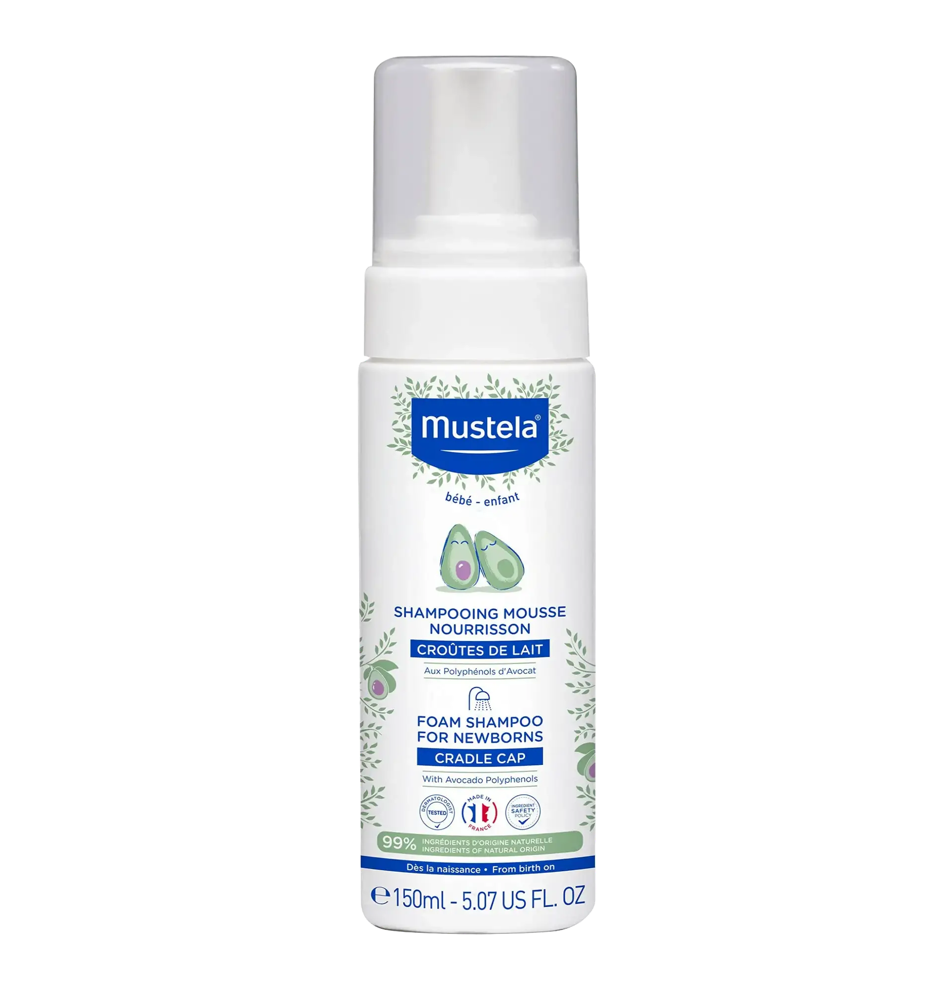 Mustela Foam Shampoo For Newborns