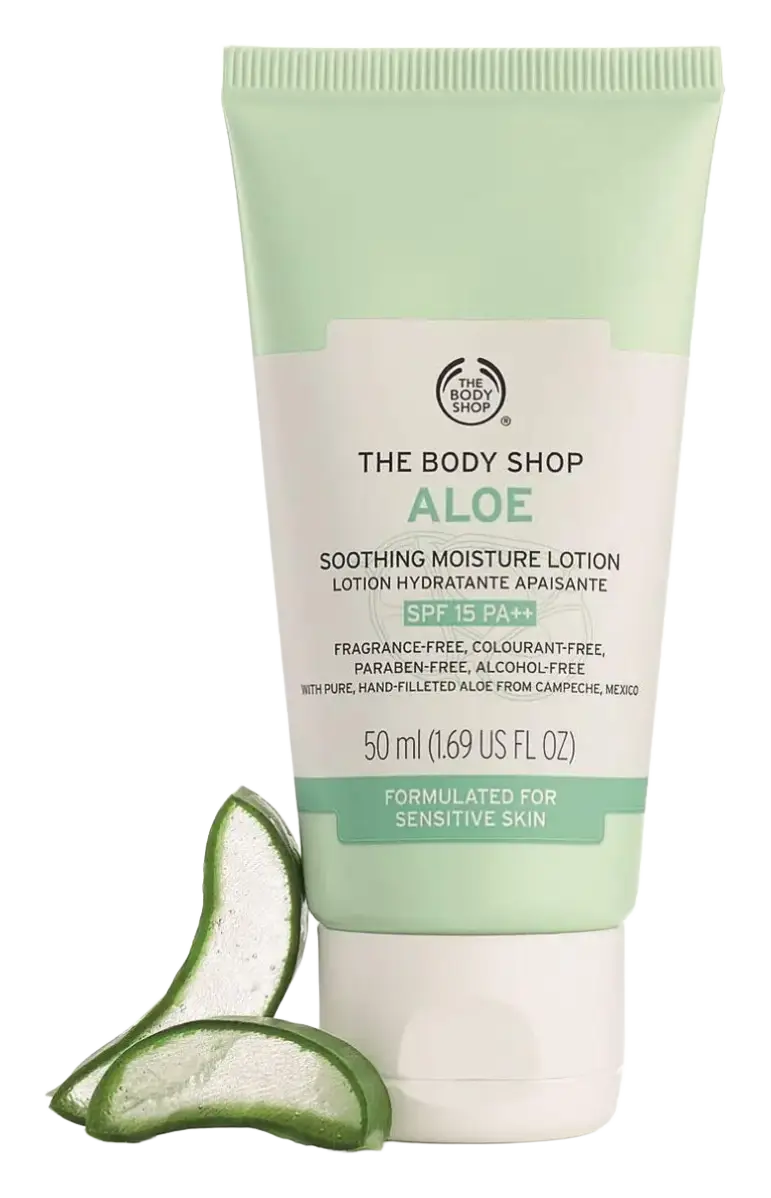 The Body Shop Aloe Soothing Moisture Lotion SPF 15