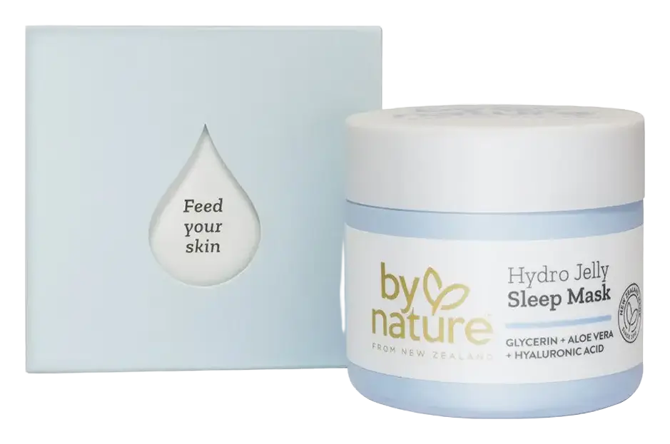 By Nature Hydro Jelly Sleep Mask with Glycerin + Aloe Vera + Hyaluronic Acid