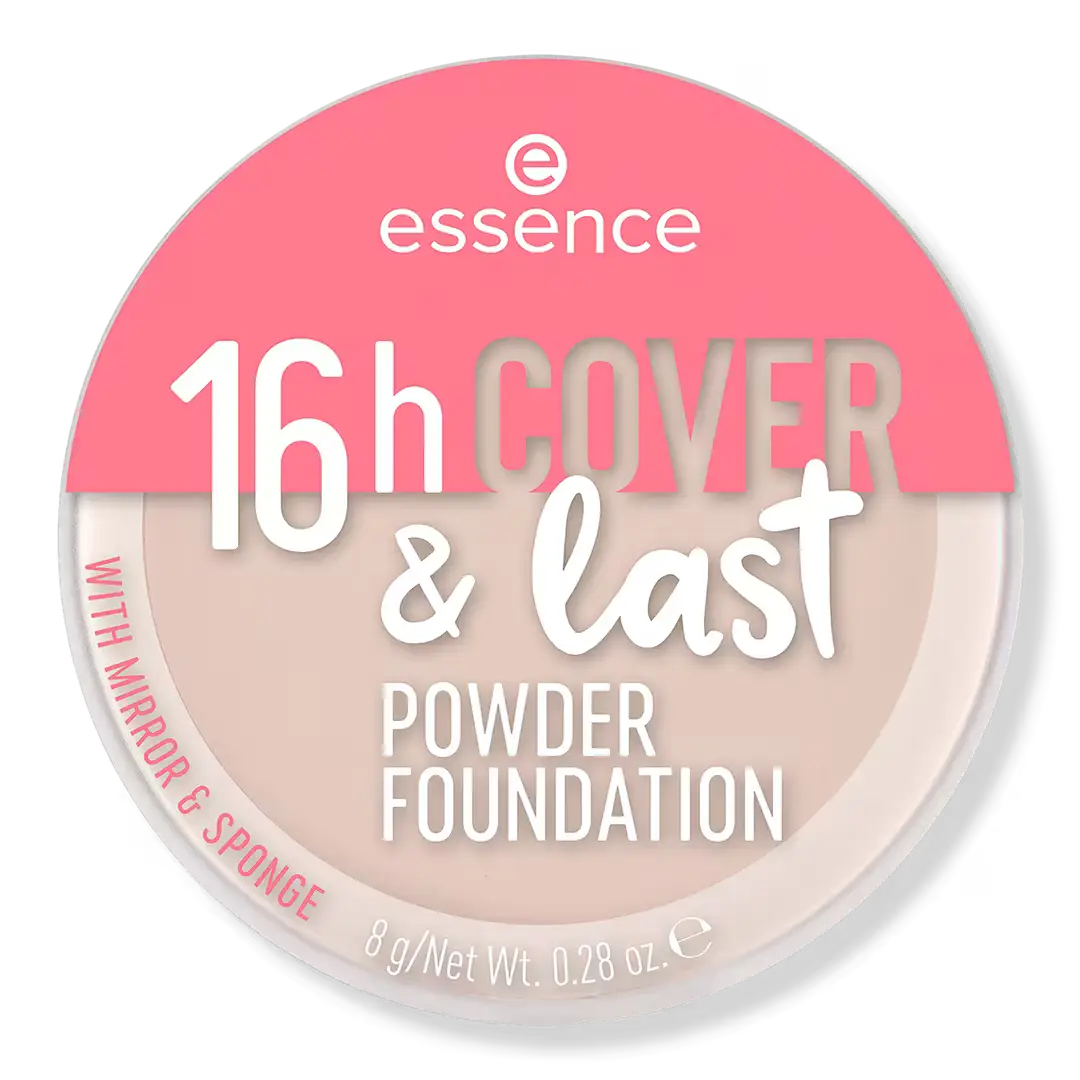 Essence 16h Cover & Last Powder Foundation 01 Porcelain