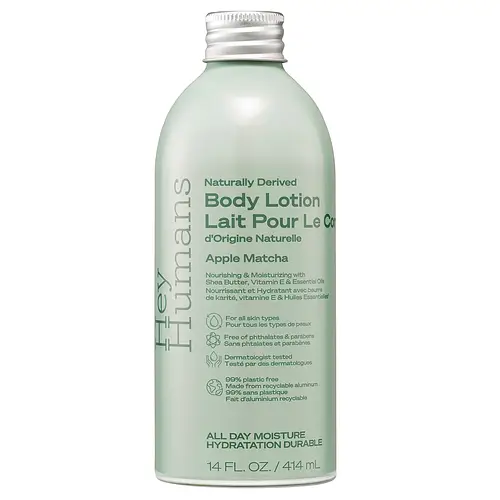 Hey Humans Naturally Derived Body Lotion Apple Matcha