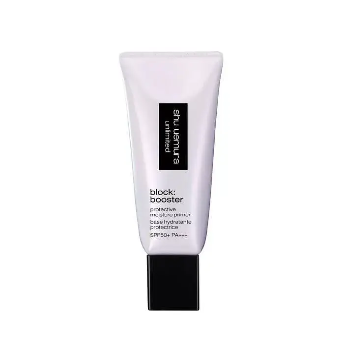 Shu Uemura Unlimited Block : Booster Hydrating Primer SPF 50+ PA+++ sumire mauve