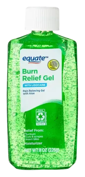 Equate Burn Relief Gel With Lidocaine