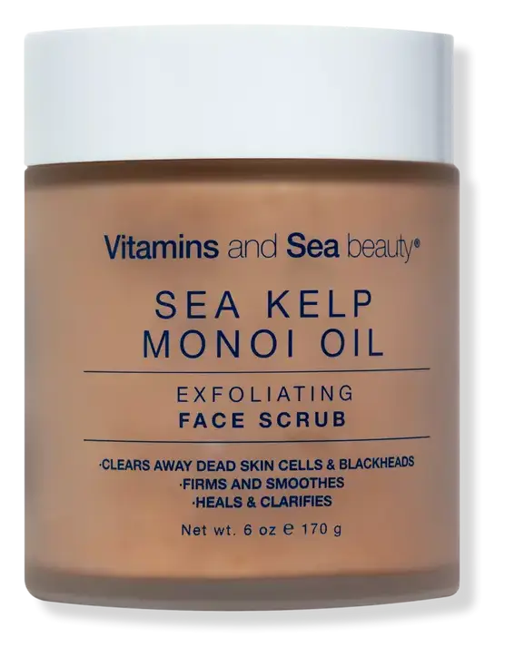 Vitamins and Sea beauty Monoi Oil & Sea Kelp Exfoliating Face Scrub