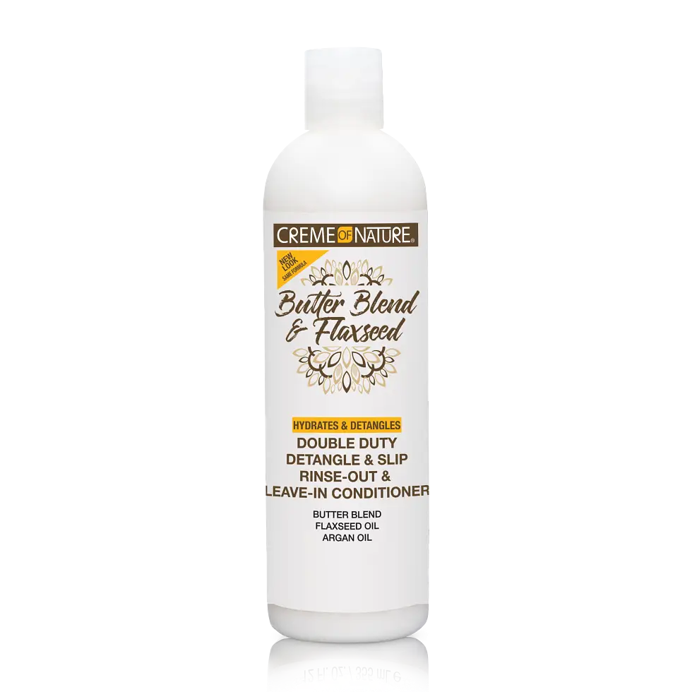 Creme of Nature Butter Blend & Flaxseed Double Duty Detangle & Slip