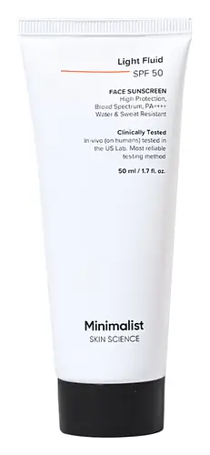 Minimalist Light Fluid SPF 50 Sunscreen
