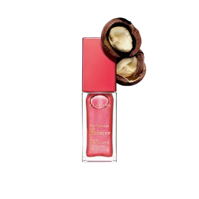 Clarins Lip Comfort Oil Shimmer 04 intense pink lady