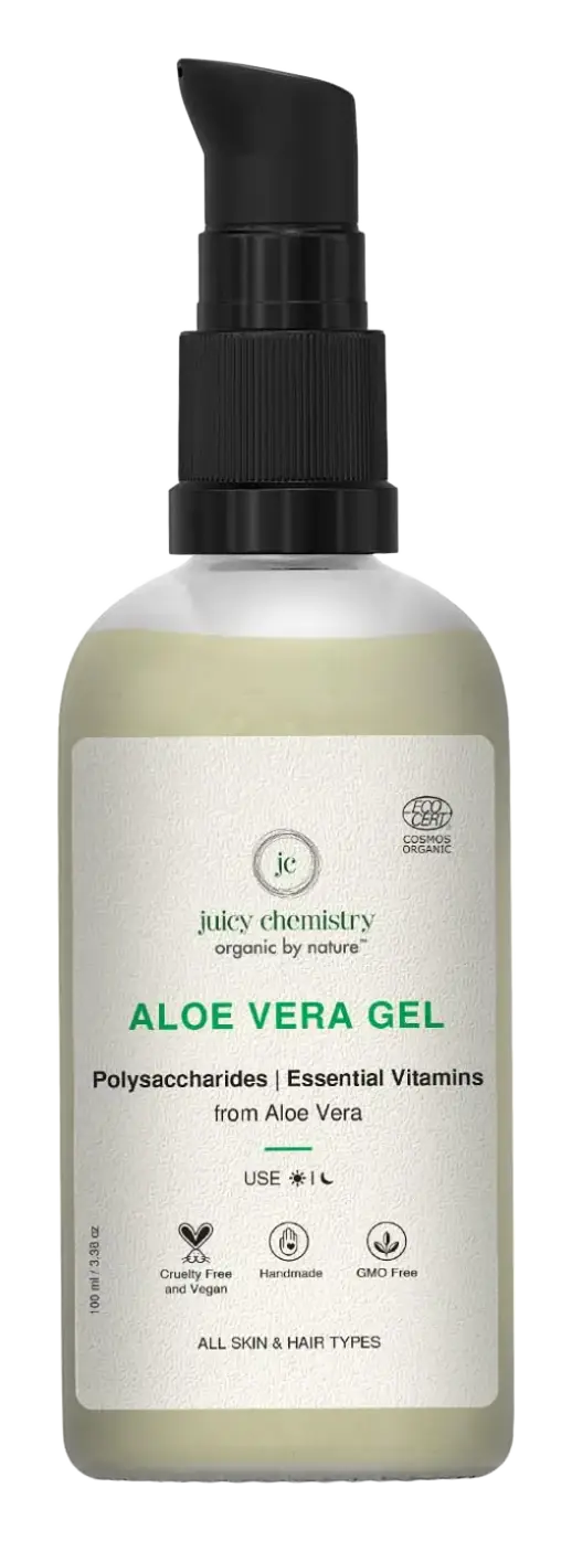Juicy Chemistry 100% Pure And Certified Organic Aloe Vera Gel