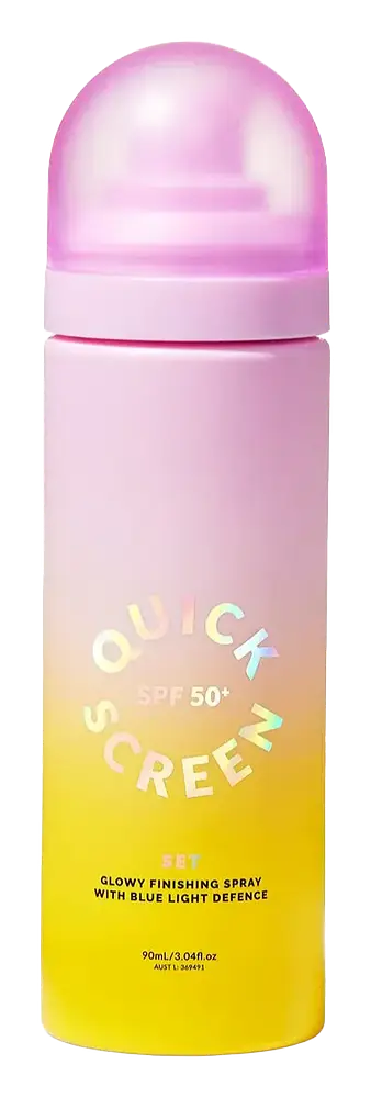 The Quick Flick Quick Screen SPF 50+ Set Finishing Spray With Blue Light Defence