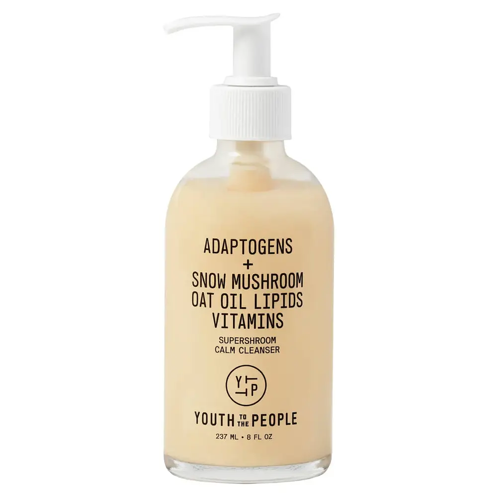 Youth To The People ADAPTOGENS + SNOW MUSHROOM + OAT OIL LIPIDS + VITAMINS SUPERSHROOM CALM CLEANSER