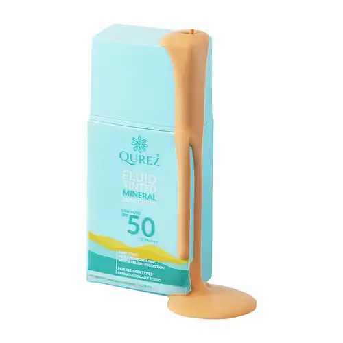 Qurez Fluid Tinted Mineral Sunscreen SPF 50