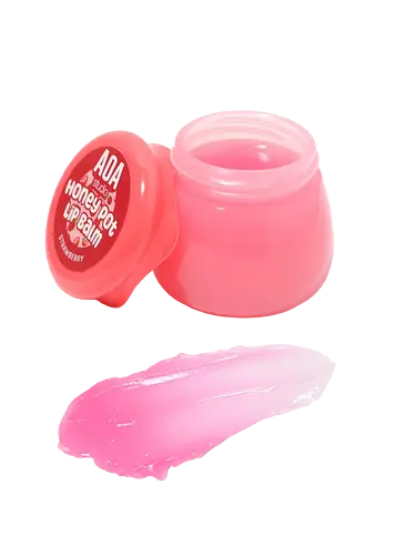 AOA Skin Honey Pot Lip Balm Strawberry