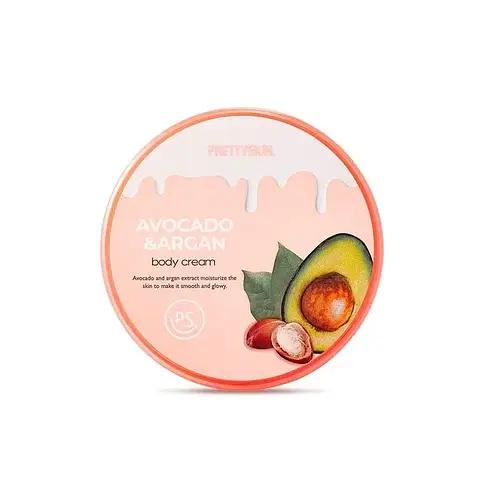 Pretty Skin Avocado & Argan Body Cream Jar