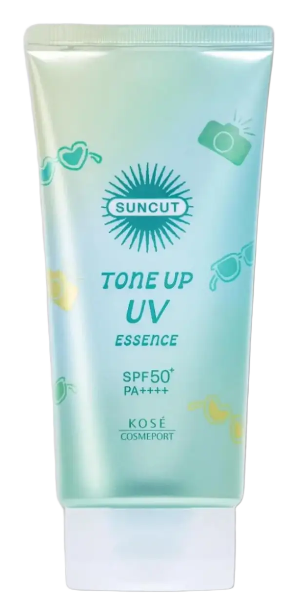Kosé Suncut Tone Up UV Essence SPF 50+ PA++++ Mint Green