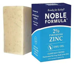 Noble Formula Emu Oil 2% Pyrithione Zinc (ZnP) Bar Soap