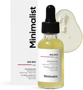 Minimalist AHA BHA 10% Face Exfoliator