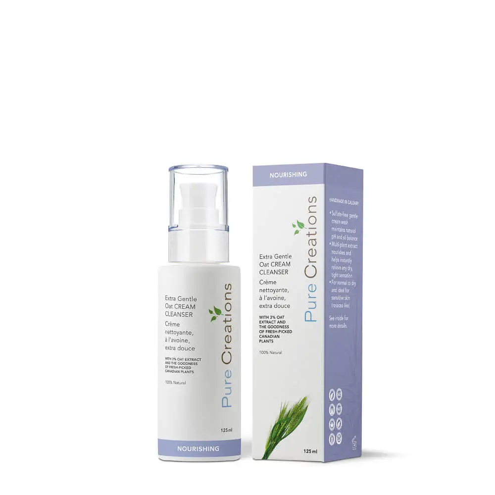 Pure Creations Extra Gentle Oat Cream Cleanser
