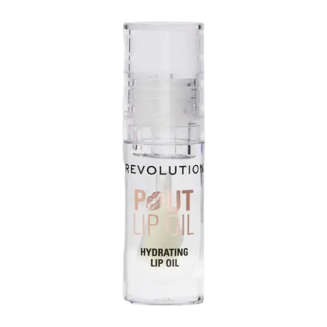 Revolution Beauty Pout Lip Oil Lychee Clear