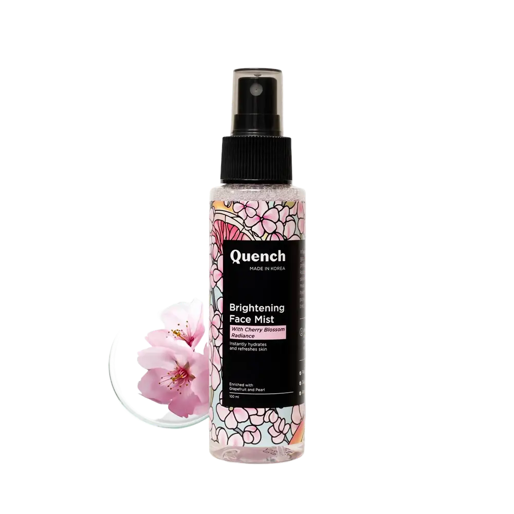 Quench Botanics Brightening Face Mist Toner With Cherry Blossom Radiance