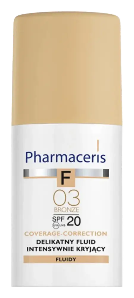 Pharmaceris Coverage Correction Fluidy SPF 20 03 Bronze